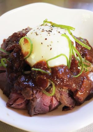 ローストビーフ丼-レシピのメイン写真