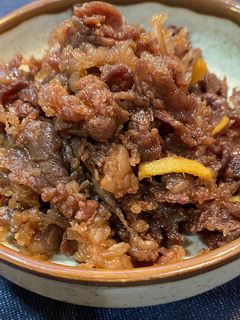 甘辛うまい“牛肉のしぐれ煮”-レシピのメイン写真