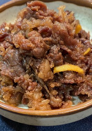 甘辛うまい“牛肉のしぐれ煮”-レシピのメイン写真