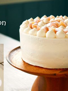 スポンジケーキ・桃のショートケーキ※動画-レシピのメイン写真