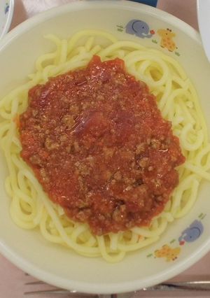 ミートソーススパゲッティ-レシピのメイン写真