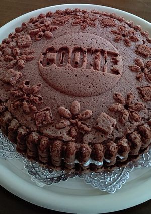 オレオ風の型でココアスポンジケーキ-レシピのメイン写真