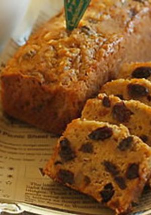 自家製漬け込みフルーツのほうじ茶ケーキ♪-レシピのメイン写真