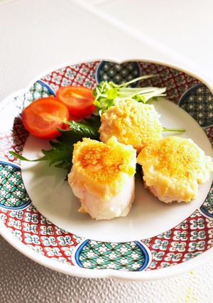 パリパリチーズと帆立-レシピのメイン写真