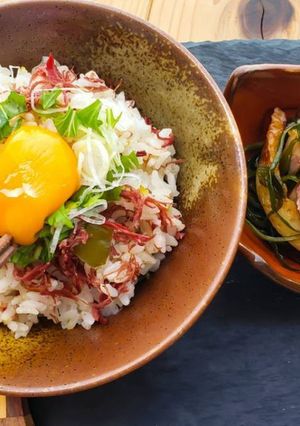 ジローの黒毛和牛コンビーフ炊き込みご飯-レシピのメイン写真