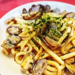รูปของ アサリバター焼きうどん