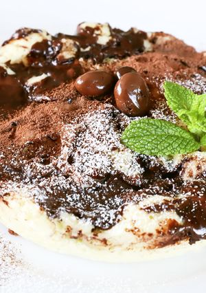 簡単!贅沢チョコの母の日バナナパンケーキ-レシピのメイン写真