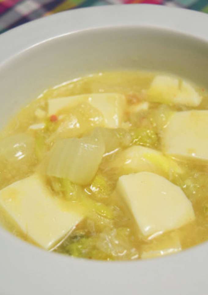 白菜と豆腐のカニ缶とろとろ煮-レシピのメイン写真