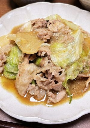 豚レタスのゆず茶炒め-レシピのメイン写真