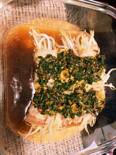 レンジでもやし豚巻き〜香味ソース乗せ〜-レシピのメイン写真