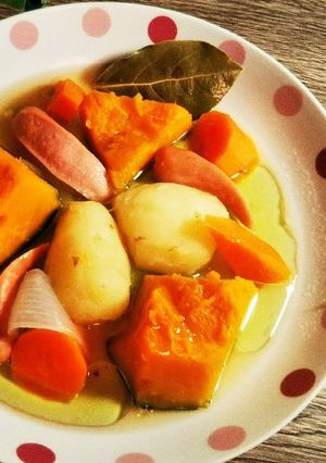 うどんスープの素で作る洋風煮物-レシピのメイン写真