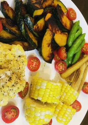 すぐ出来る野菜プレート-レシピのメイン写真