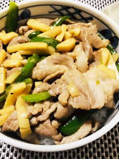 おれの青椒肉絲丼-レシピのメイン写真