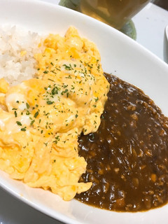 【1人ご飯】残りものカレー&胡瓜ピクルス-レシピのメイン写真