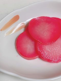 ほんのりピンクのラディッシュの甘酢漬け-レシピのメイン写真