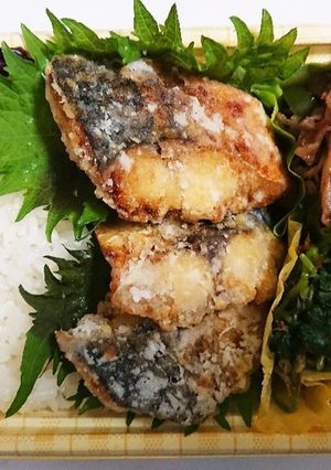 【夫婦弁当39】鯖の竜田揚とピリ辛牛肉-レシピのメイン写真
