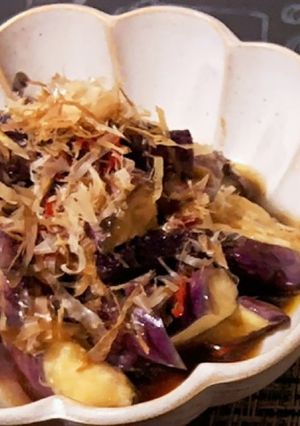 レンジでピリ辛ナスの煮浸し-レシピのメイン写真