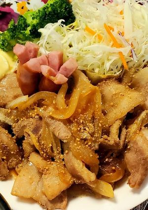 新玉のしょうが焼き-レシピのメイン写真