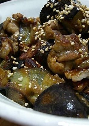 なすと豚肉のはちみつポン酢炒め-レシピのメイン写真