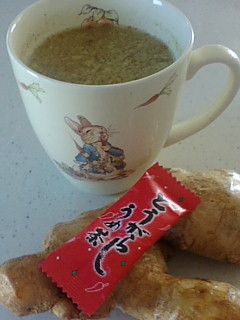 ダイエット必見☆しょうが湯(こぶ茶入り)-レシピのメイン写真