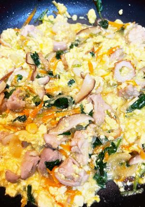給食✨卵なし✨かんたん親子丼-レシピのメイン写真