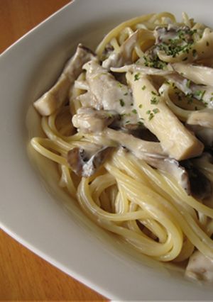 きのこクリームパスタ-レシピのメイン写真
