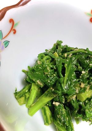 ちょこっと副菜 春菊の胡麻和え-レシピのメイン写真