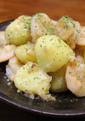 じゃがいもとえびの花椒炒め-レシピのメイン写真