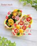苺ロールサンドのトッピング☆幼稚園弁当