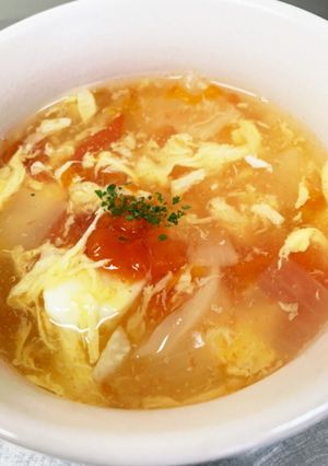 トマトのかきたまスープ-レシピのメイン写真