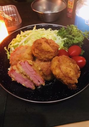 キャンプで！ボロニアソーセージフライ！-レシピのメイン写真