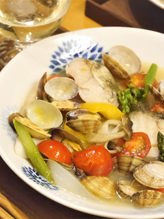 料理酒で★かんたん和風アクアパッツァ-レシピのメイン写真