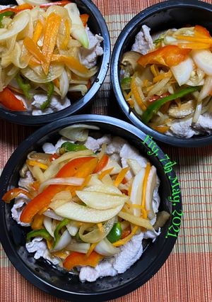 豚しゃぶ南蛮丼弁当-レシピのメイン写真