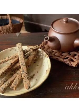 全粒粉の黒胡麻スティッククッキー-レシピのメイン写真