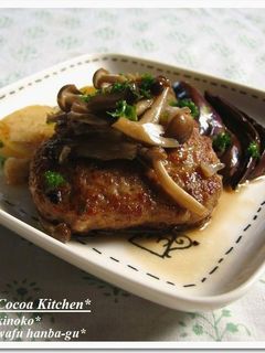 ジューシー✿きのこの和風ハンバーグ✿-レシピのメイン写真
