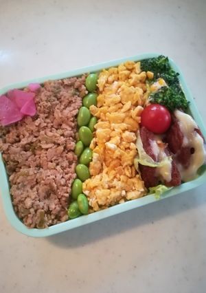 鶏そぼろ 高校生のお弁当5/7-レシピのメイン写真
