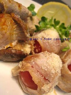 ミニトマトの豚肉巻き-レシピのメイン写真