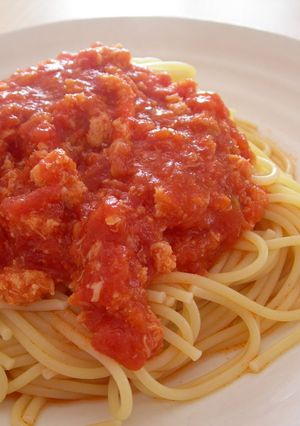 簡単♪トマトと蟹のパスタ-レシピのメイン写真