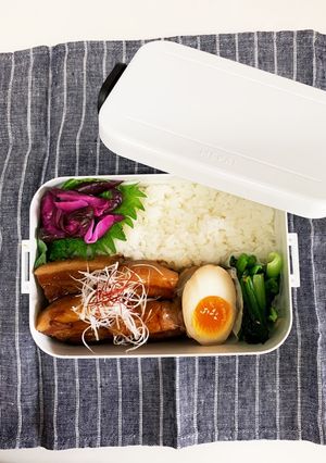 豚の角煮弁当　〜高校生男子弁当〜-レシピのメイン写真