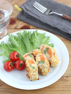 お弁当に◎彩り野菜の豚巻きフライ-レシピのメイン写真
