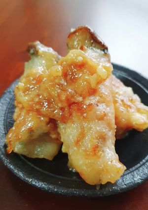 エリンギと大葉の豚肉巻き~梅味噌ソース~-レシピのメイン写真