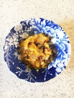 レンジ離乳食☆さつまいもレーズンきんとん-レシピのメイン写真