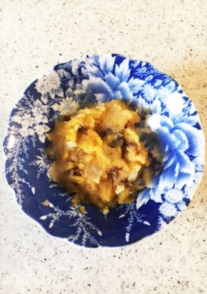 レンジ離乳食☆さつまいもレーズンきんとん-レシピのメイン写真