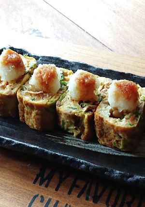 おうち居酒屋★納豆とおネギの玉子焼き-レシピのメイン写真