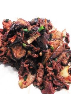 牛肉と厚揚げとなすの味噌炒め-レシピのメイン写真