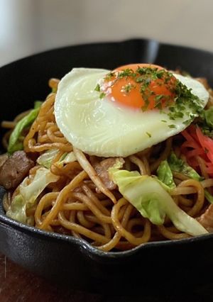 ★焼きそば太麺派★もっちり食感がおいしい-レシピのメイン写真