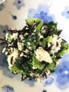 ひじきとほうれん草の白和え-レシピのメイン写真