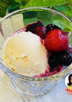 【ちょい足し】ベリーソースカフェメニュー-レシピのメイン写真