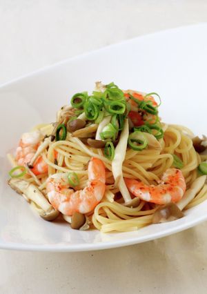 透明醤油で！彩り和風パスタ-レシピのメイン写真