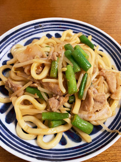 ピリ辛味噌焼うどん-レシピのメイン写真